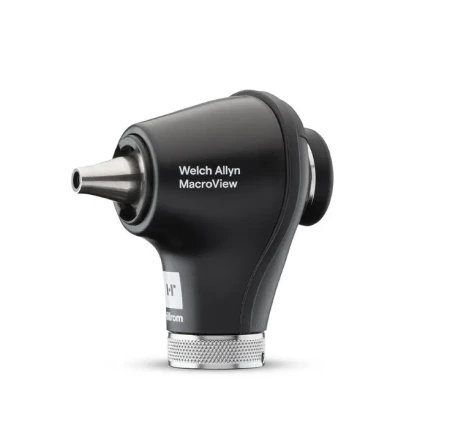 Welch Allyn MacroView Basic LED 238-2 - głowica otoskopu z oświetleniem SureColor LED i bezogniskowym układem optycznym, port insuflatora do otoskopii pneumatycznej