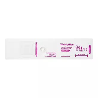 Jednorazowy mankiet dziecięcy Welch Allyn FlexiPort SOFT-08 do pomiaru ciśnienia, obwód ramienia 12-16 cm