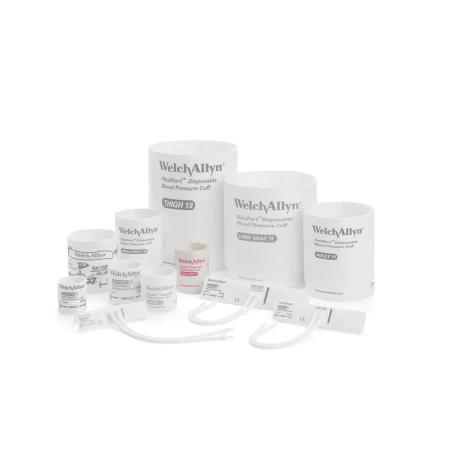 Miękka tkanina mankietu Welch Allyn FlexiPort SOFT-08 bez lateksu kauczuku naturalnego