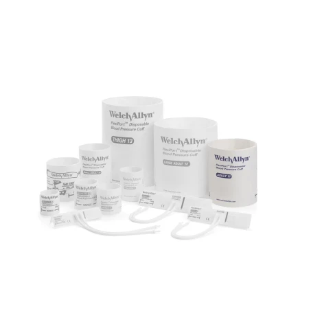 Podłączanie wężyka do złącza FlexiPort w mankiecie Welch Allyn SOFT-11 dla dorosłych