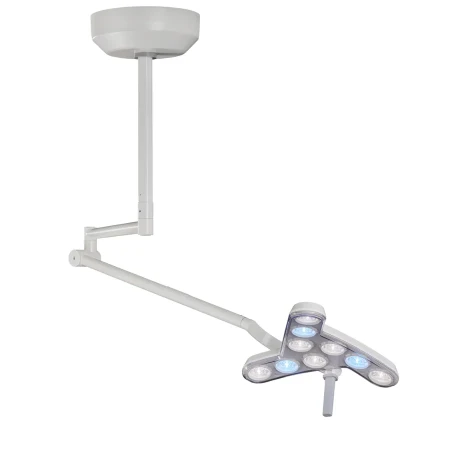 Derungs TRIANGO 100 w wersji sufitowej na ramieniu TENO spring arm