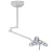 Derungs TRIANGO 100 w wersji sufitowej na ramieniu TENO spring arm