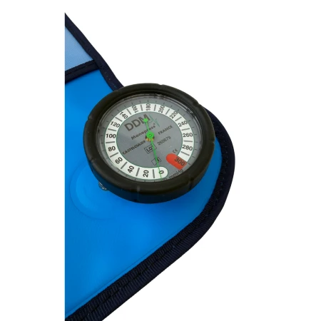 Manometr DDM Manopress A10808 ze skalą 0 do 300 mmHg na mankiecie do szybkich przetoczeń M21000 Grey Fuse 1000 ml