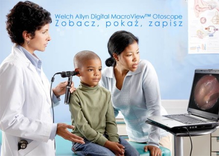 badanie otoskopia wideo videootoskop badanie ucha srodkowego