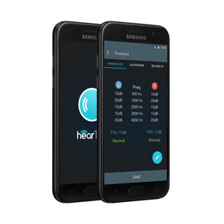 hearX pierwszy smartphone audiometr
