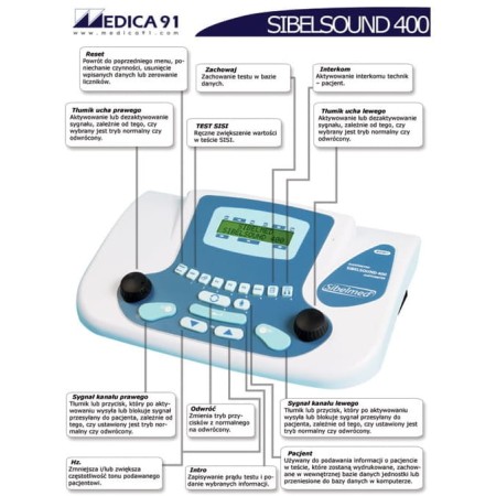 SIBELSOUND 400 A to rewolucyjny audiometr dwukanalowy