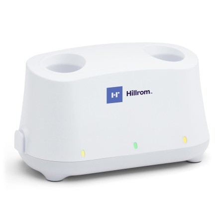Welch Allyn Hillrom Universal Desk Charger - stacja dokująca z dwoma gniazdami i wskaźnikami LED ładowania, kompatybilna z rękojeściami litowo-jonowymi 3,5 V serii 719
