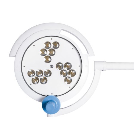 MIMLED 1000 - kompaktowy design dla minimalizacji oporów przepływu powietrza w salach operacyjnych.