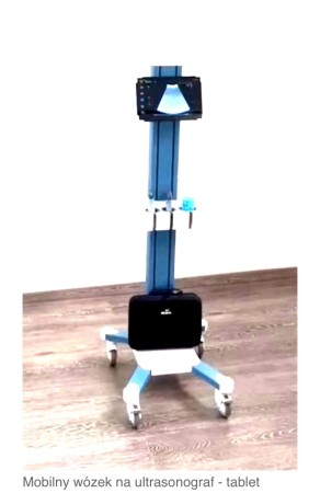 USG WiFi mobilny wózek na kółkach