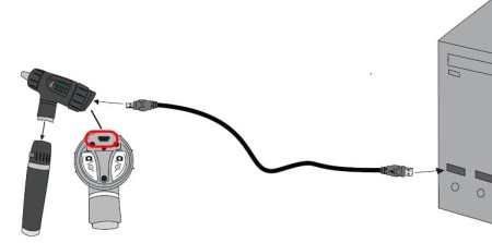 system igracyjny videootosko macroview welch allyn komputerowy zestaw z orogramowaniem zapisywanie danych badania otoskopowego w pamieci komputera 