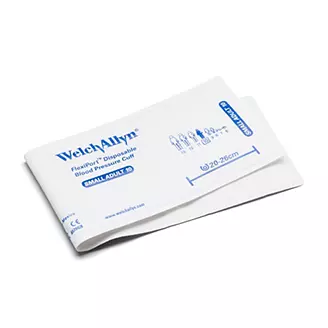Jednorazowy mankiet Welch Allyn FlexiPort SOFT-10 w rozmiarze dla drobnych dorosłych, obwód ramienia 20-26 cm
